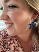 Stars of Simplicity 4th of July Leather Earrings-Multiple Options Available