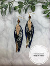 Pointed Feather Earrings