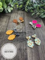 Tiny Flower Drop Earrings-Multiple Options available