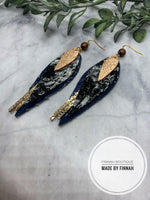 Pointed Feather Earrings